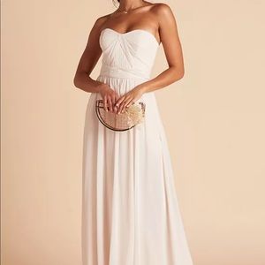 Birdy grey altered bridesmaid bride champagne grace dress // size xs